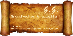 Grundbecher Graciella névjegykártya